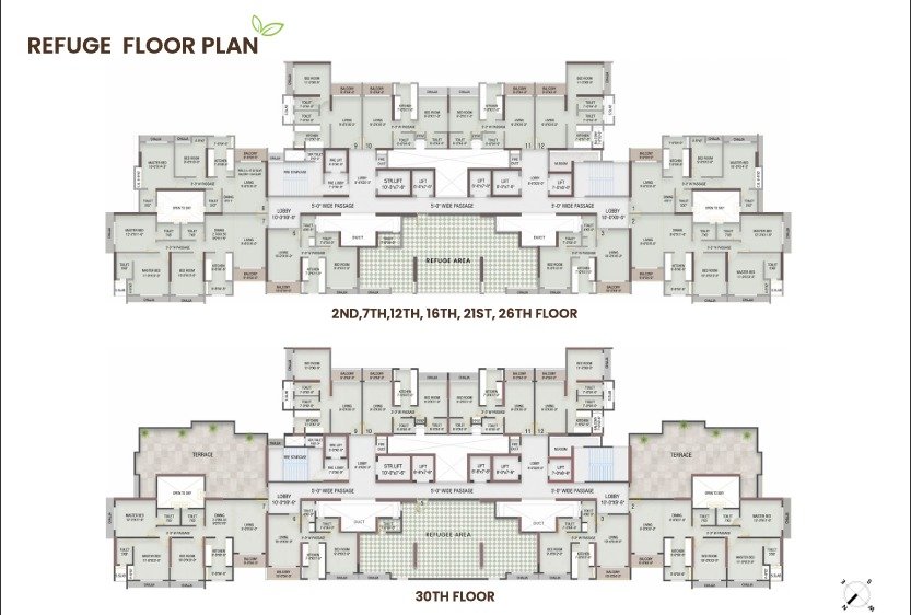 Refuge Floor Plan of Kasturi Van, Bhayandar (East)